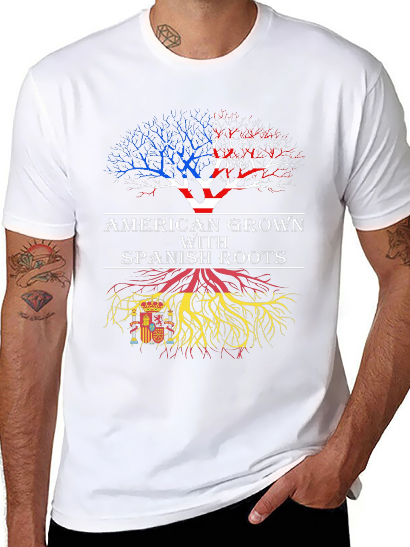 American Grown with Spanish Roots T-Shirt