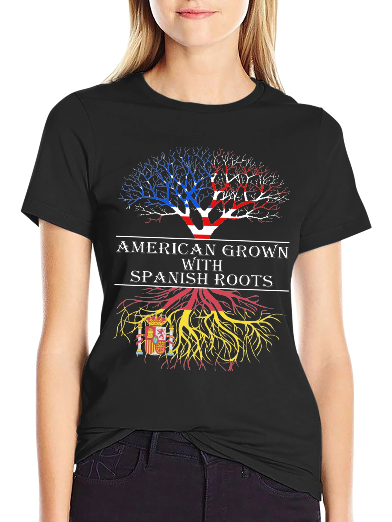 American Grown with Spanish Roots T-Shirt