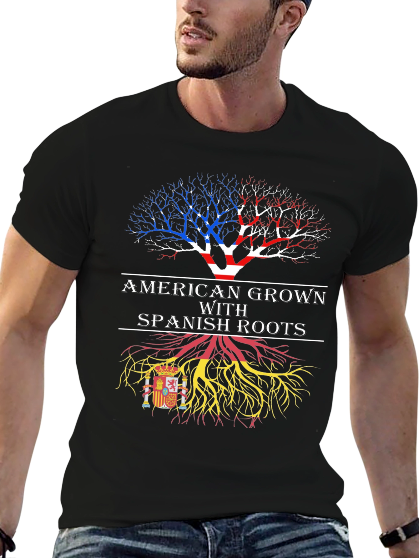 American Grown with Spanish Roots T-Shirt
