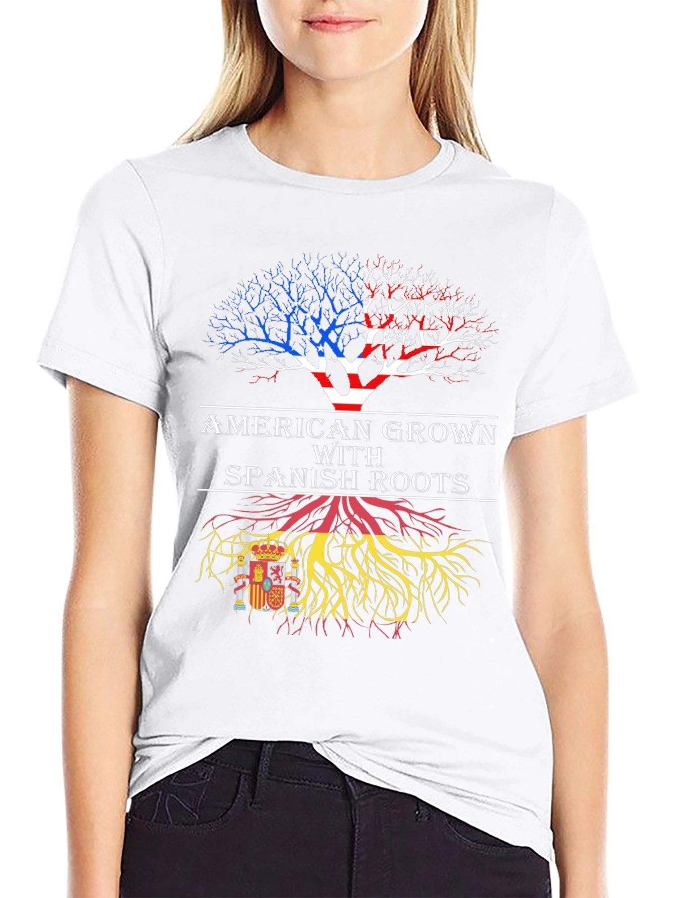 American Grown with Spanish Roots T-Shirt
