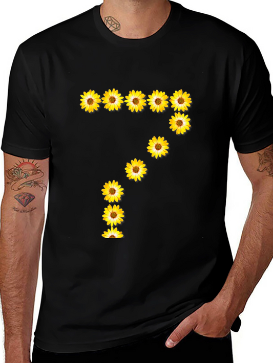 Sunflower Number 7 Black T-Shirt
