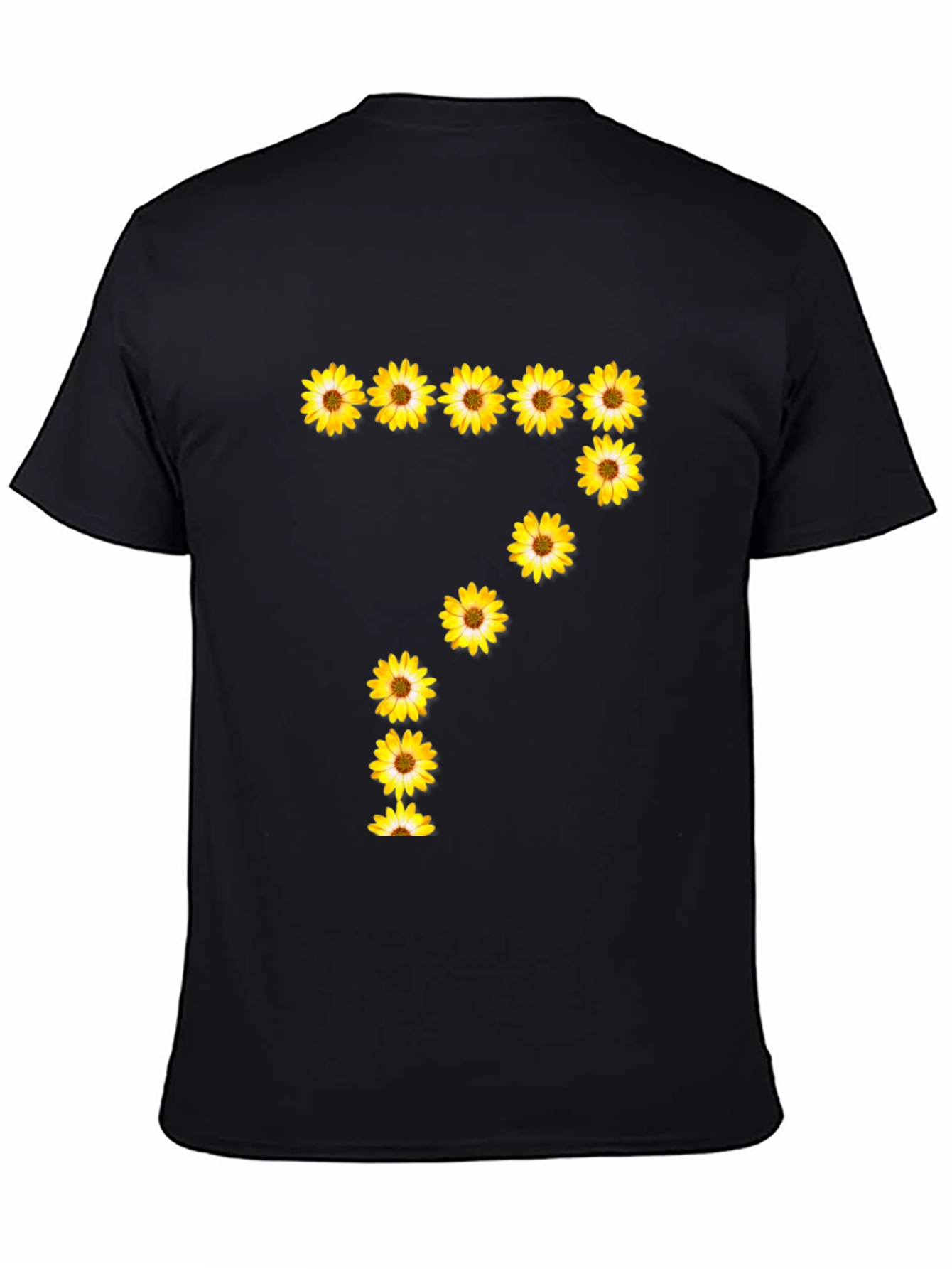 Sunflower Number 7 Black T-Shirt