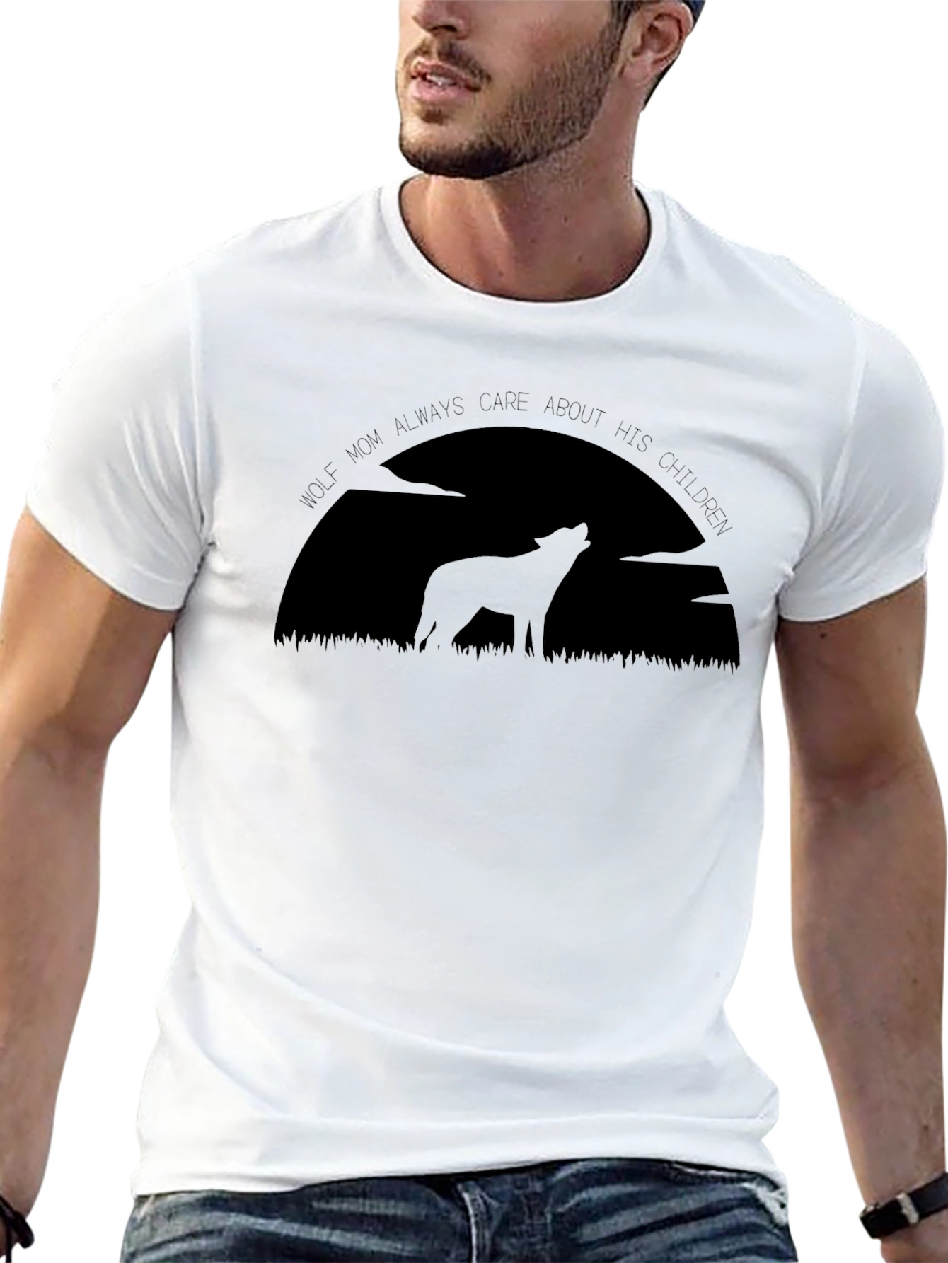 Wolf Mom Graphic Tee - Always Care