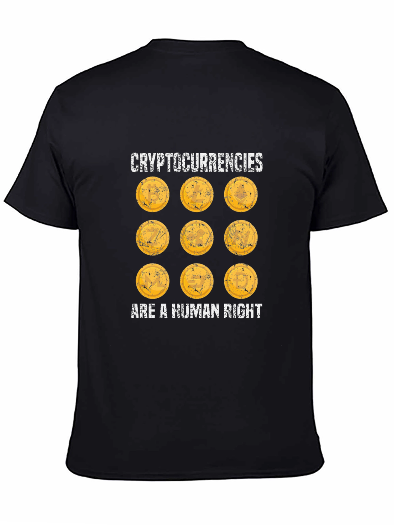 Cryptocurrencies Human Right Tee - Black