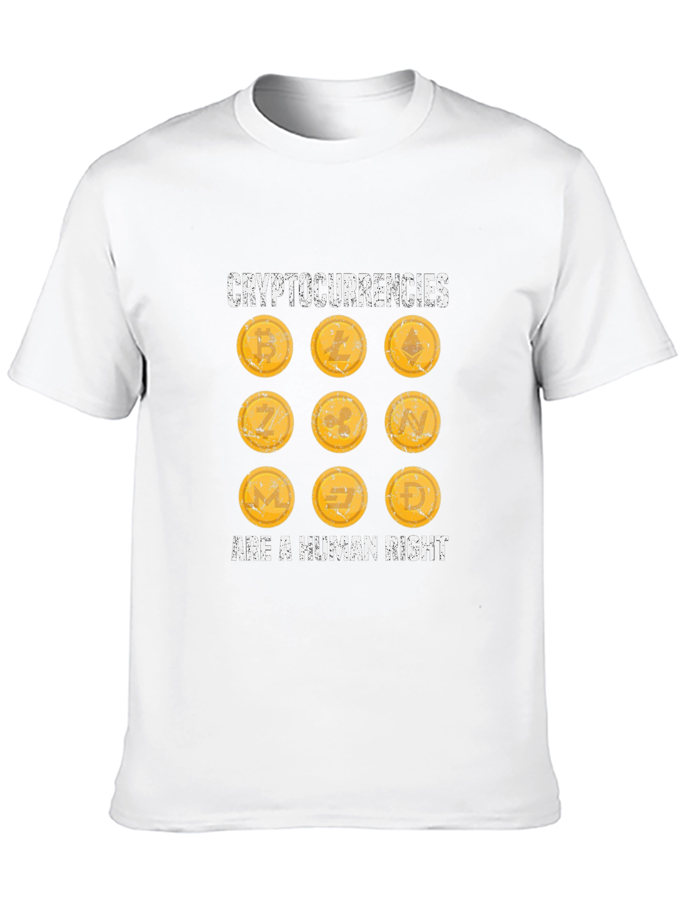 Cryptocurrencies Human Right Tee - Black