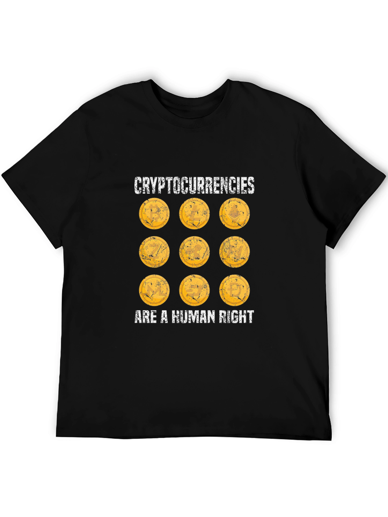 Cryptocurrencies Human Right Tee - Black