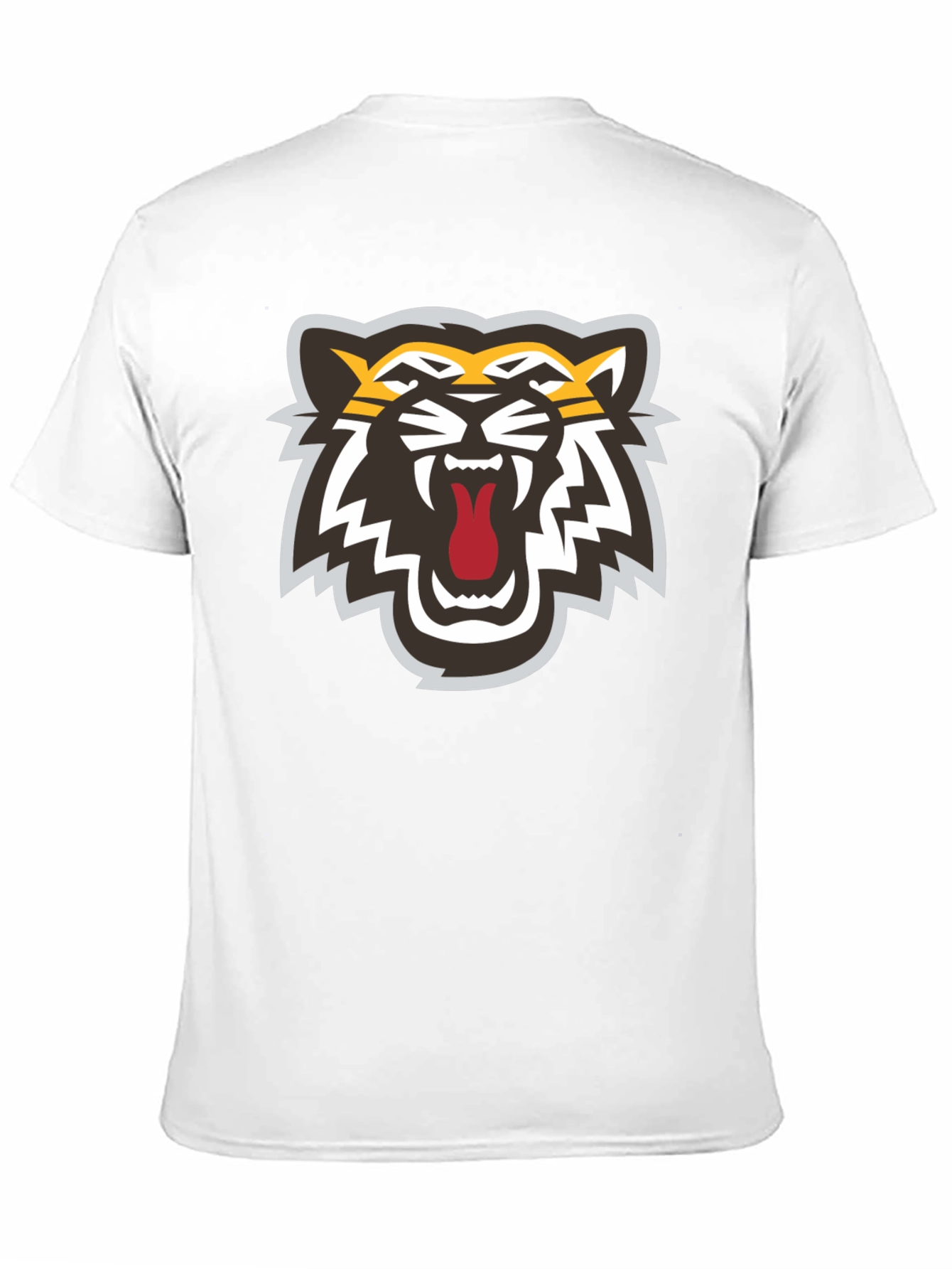 Bold Tiger Graphic Black T-Shirt