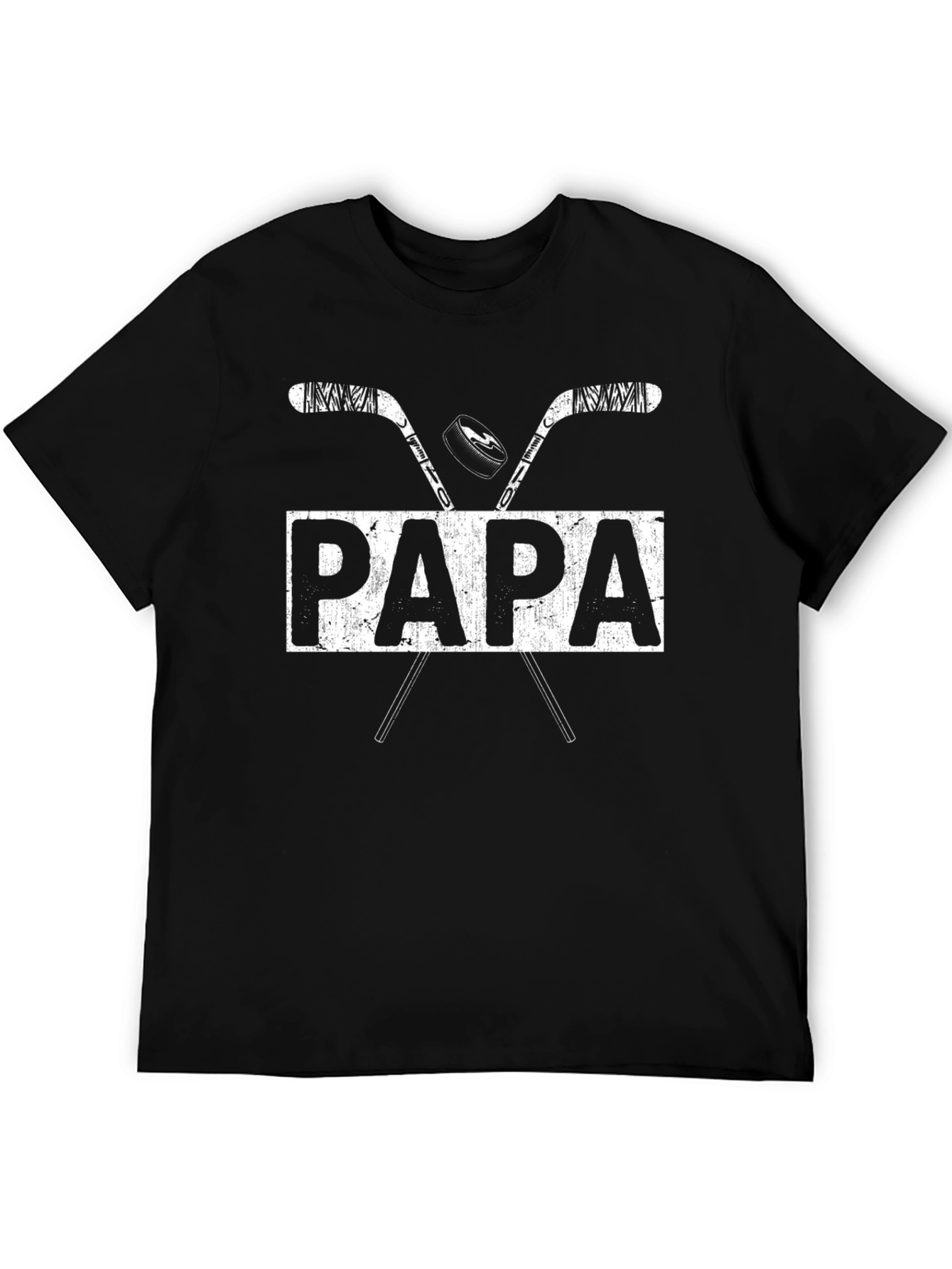 Papa Hockey T-Shirt - Hockey Dad Tee