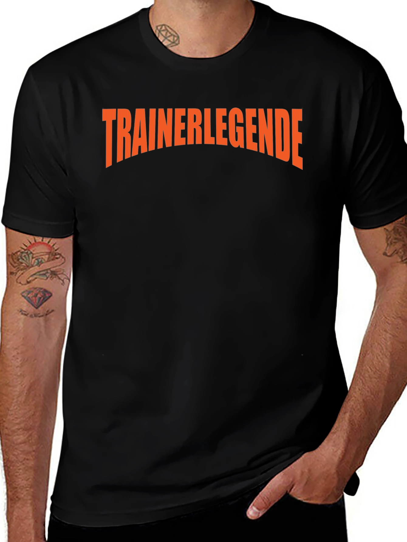 Trainerlegende Black Graphic Tee