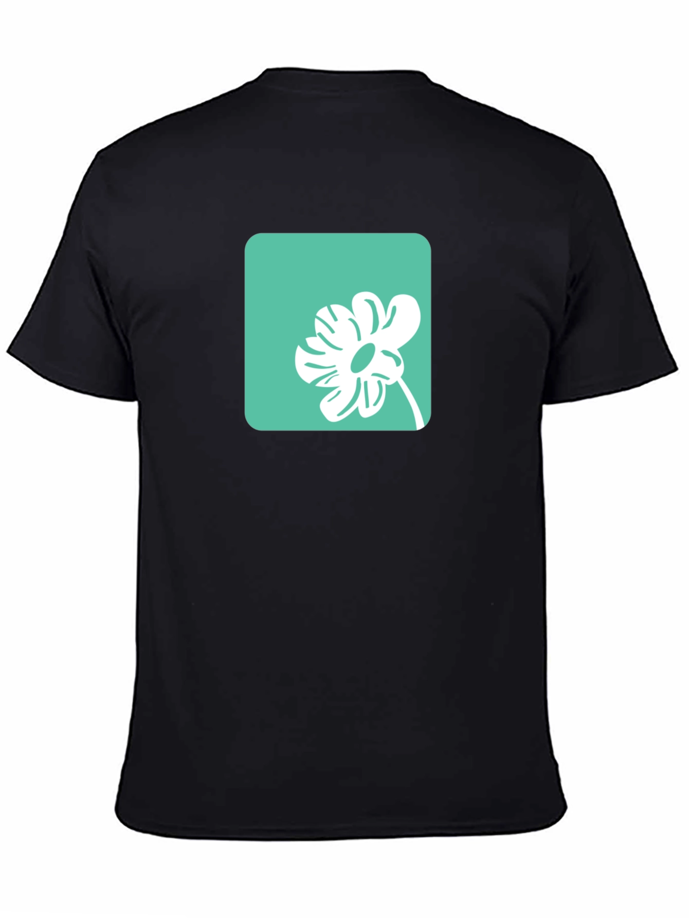 Modern Flower Graphic Tee - Casual Style