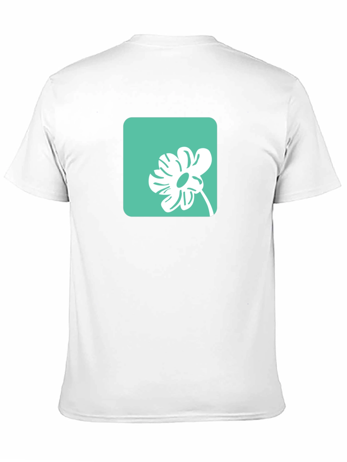 Modern Flower Graphic Tee - Casual Style