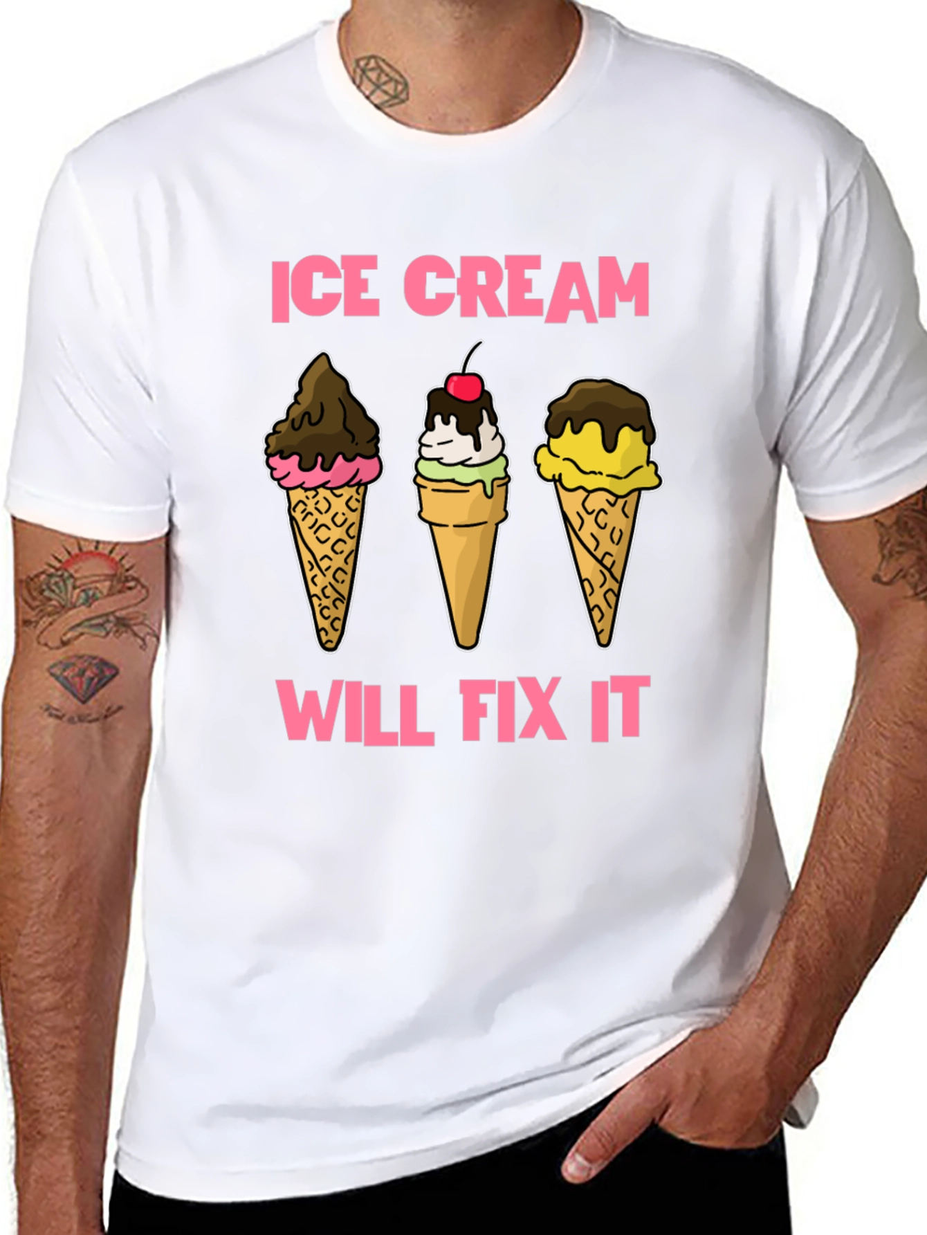 Ice Cream Will Fix It T-Shirt