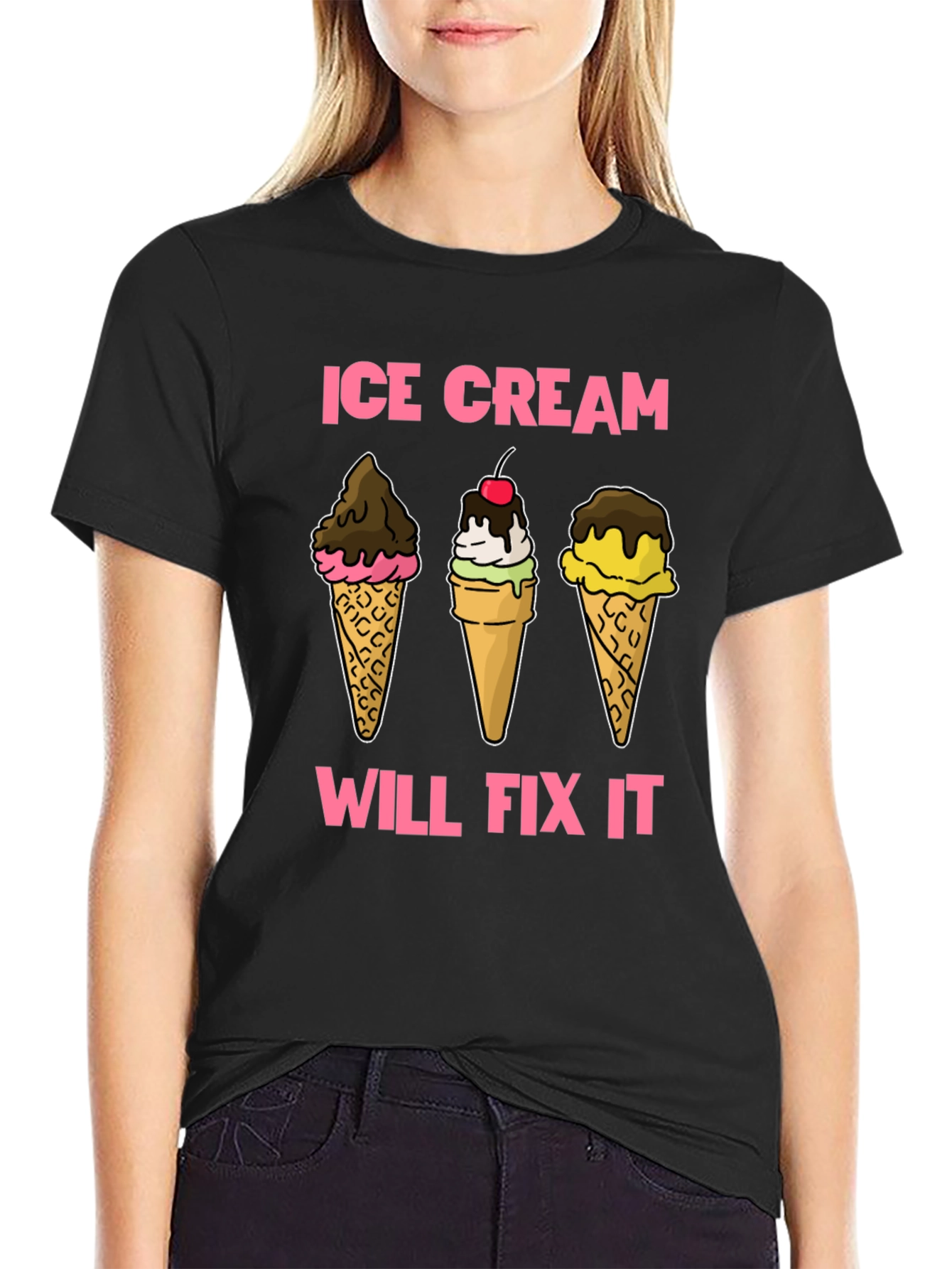 Ice Cream Will Fix It T-Shirt