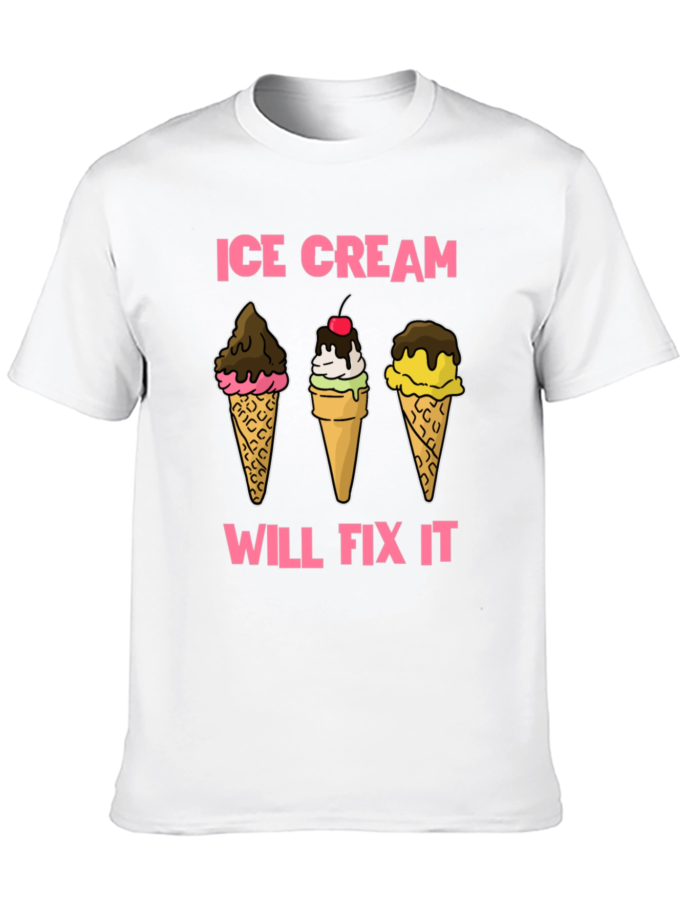 Ice Cream Will Fix It T-Shirt