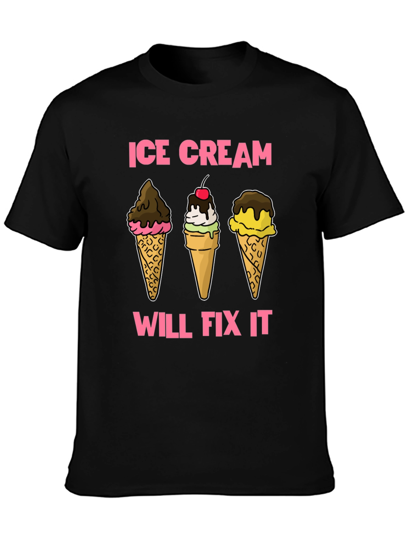 Ice Cream Will Fix It T-Shirt