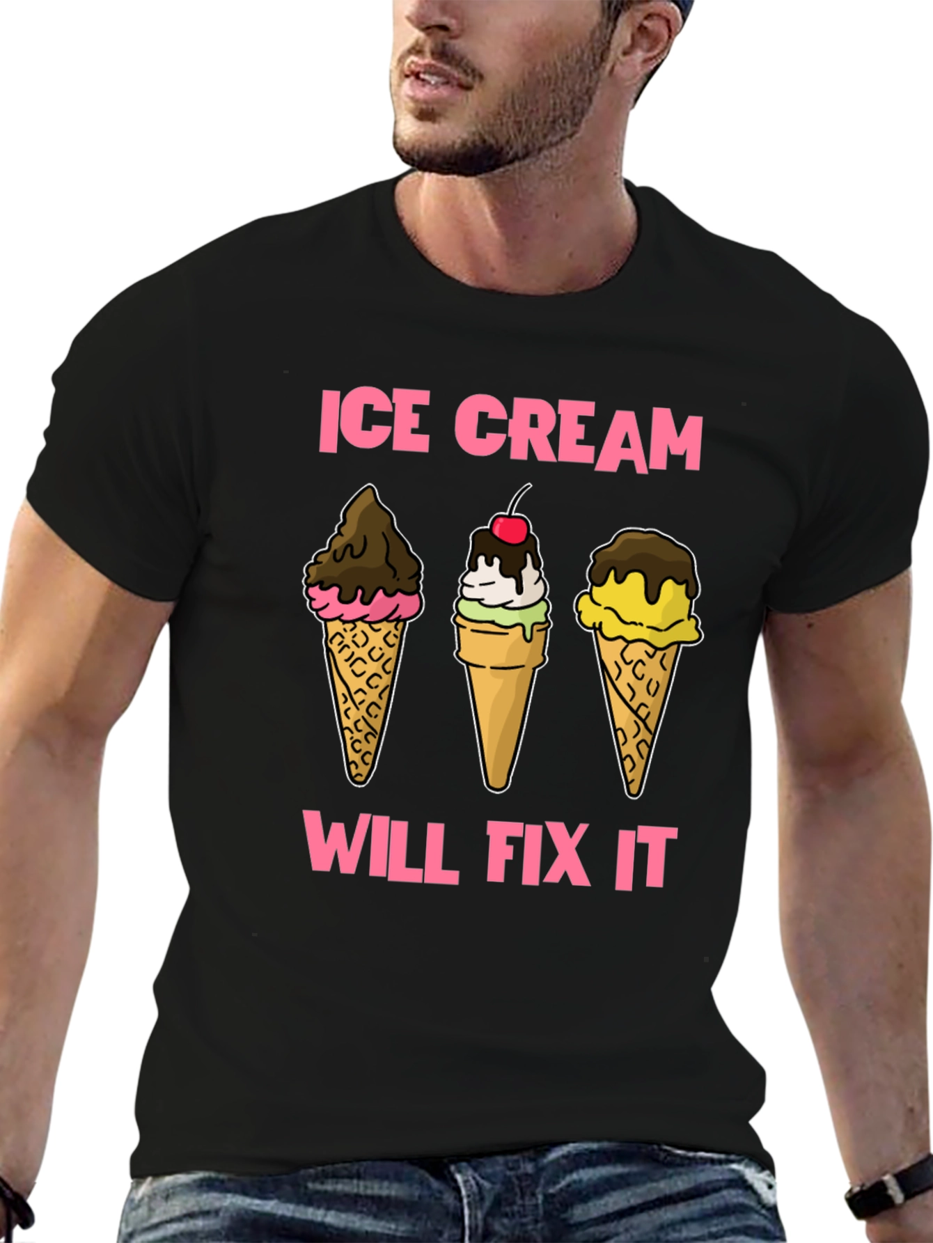 Ice Cream Will Fix It T-Shirt