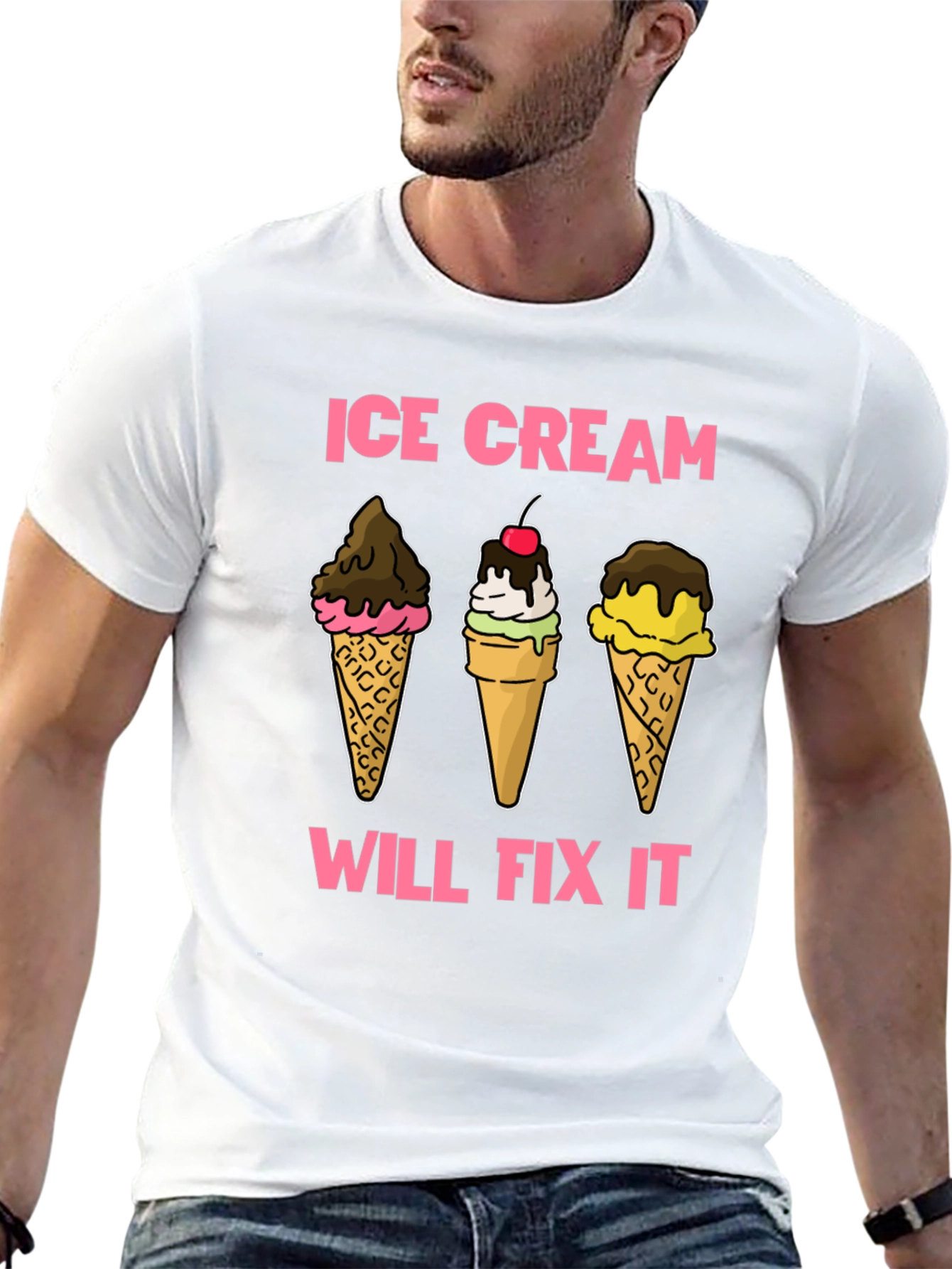 Ice Cream Will Fix It T-Shirt