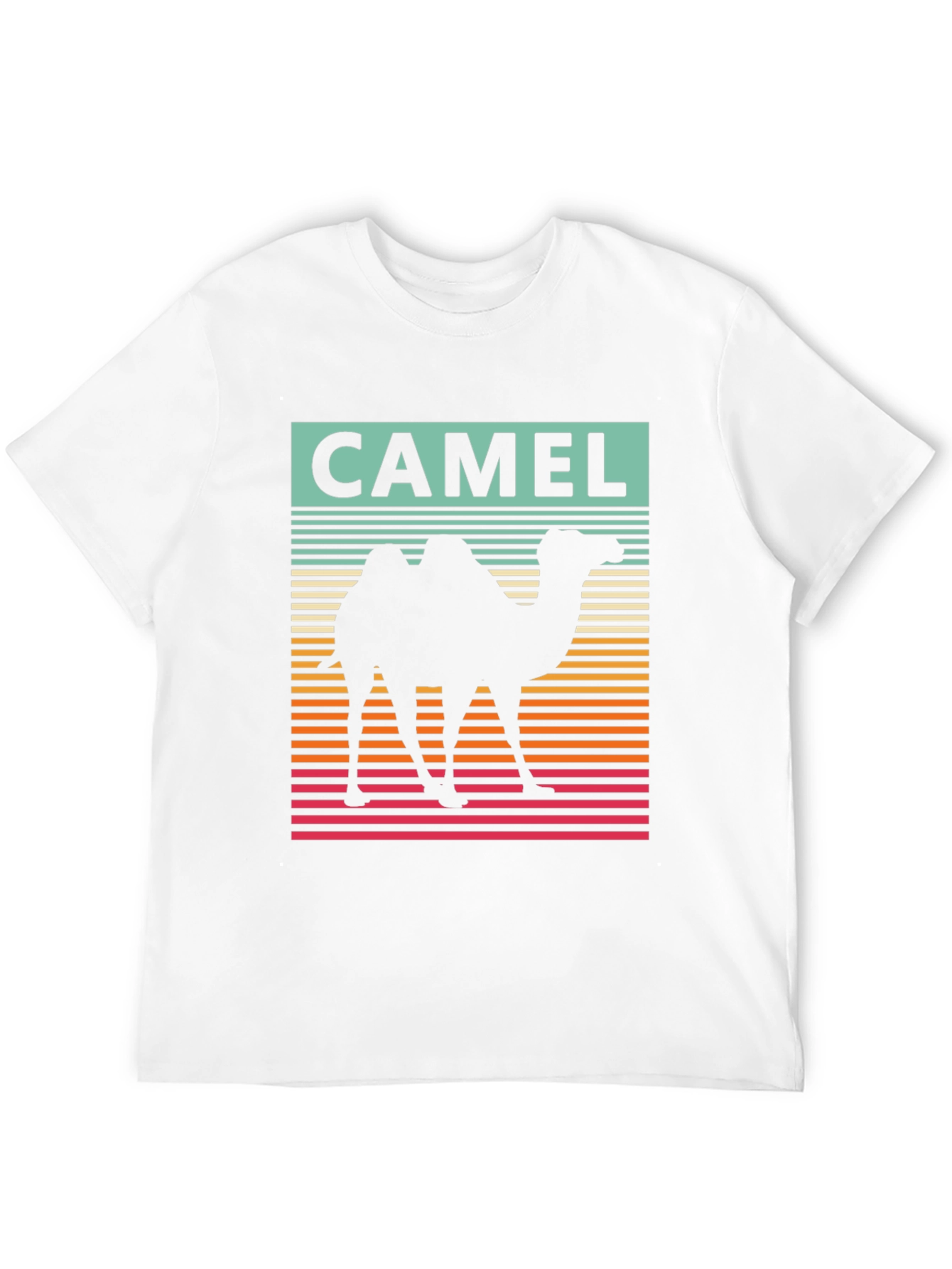 Retro CAMEL Graphic Tee - Mens Black T-Shirt