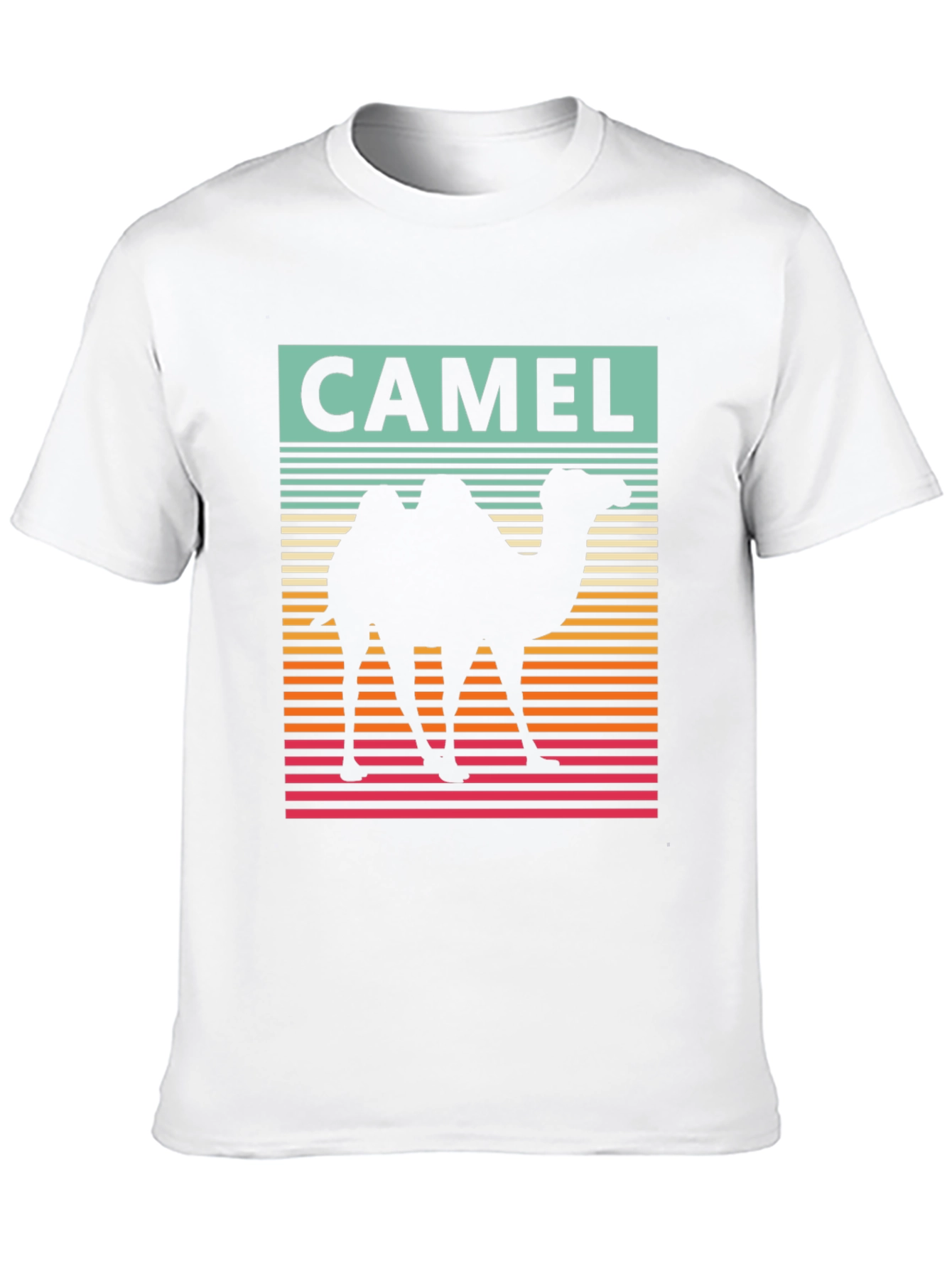 Retro CAMEL Graphic Tee - Mens Black T-Shirt