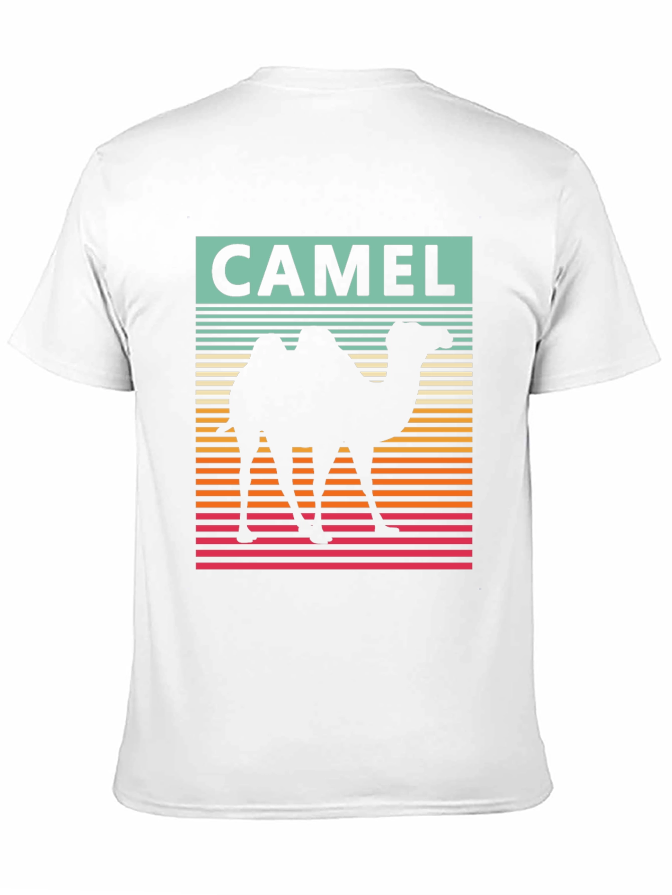 Retro CAMEL Graphic Tee - Mens Black T-Shirt
