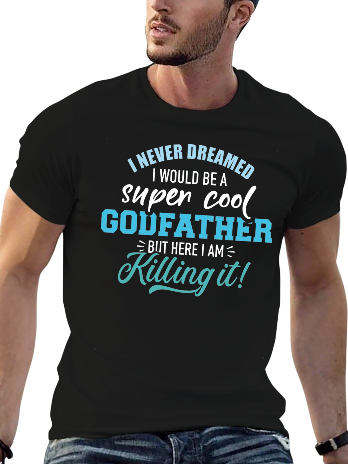Super Cool Godfather T-Shirt Novelty Gift