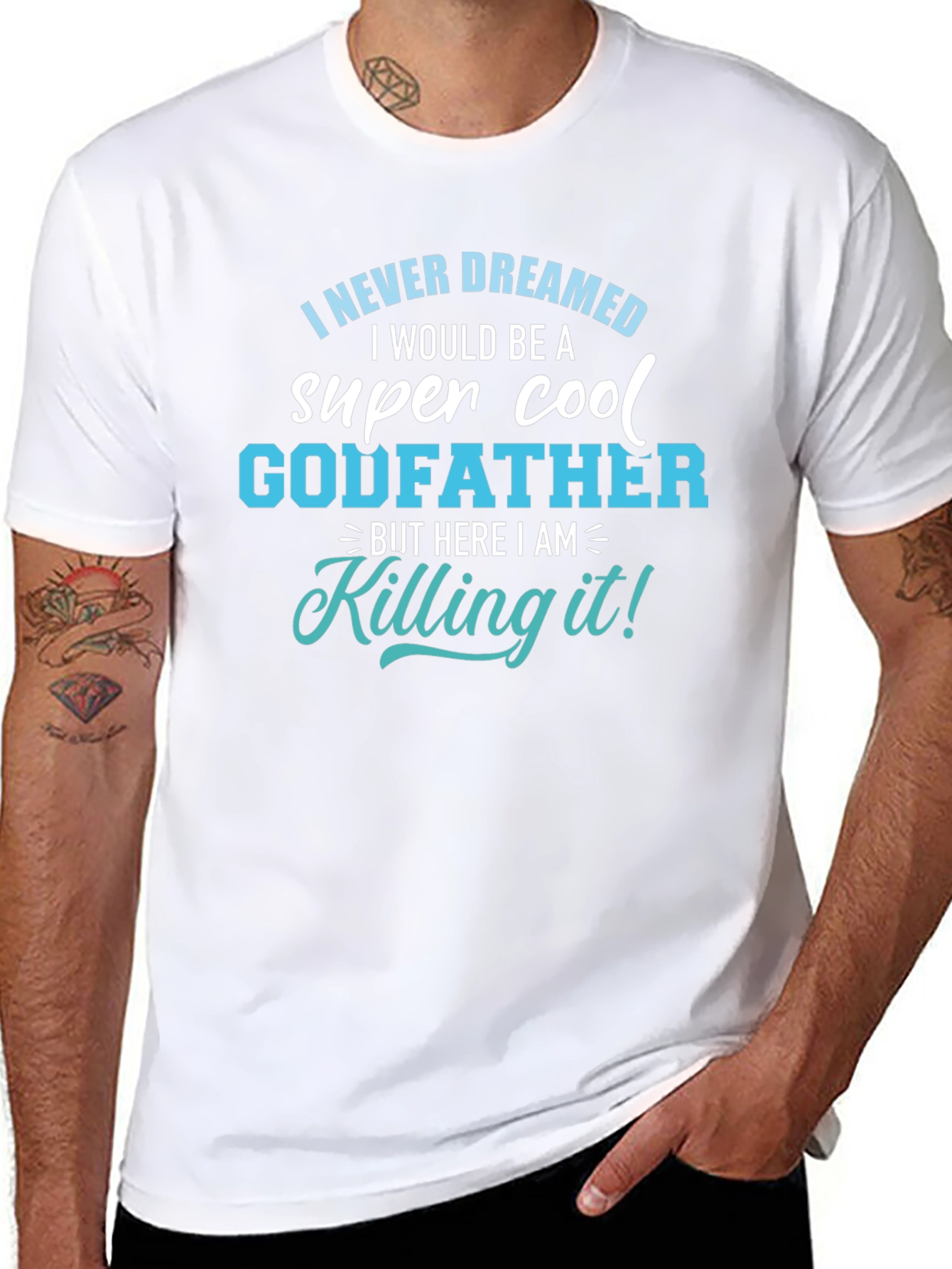 Super Cool Godfather T-Shirt Novelty Gift