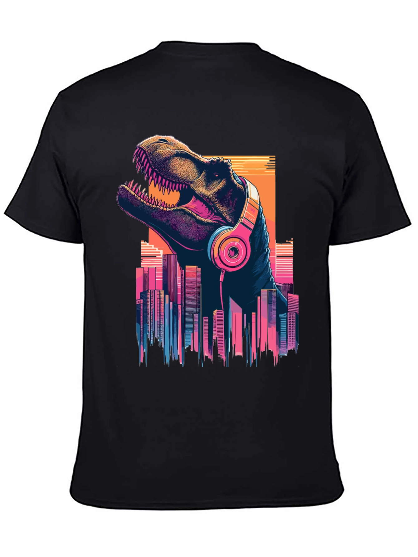 Dino Beats T-Shirt - Retro City Rex