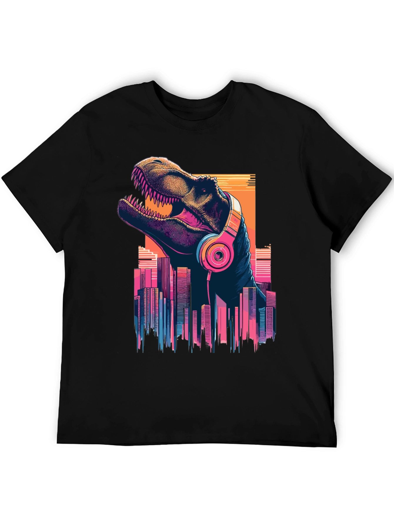Dino Beats T-Shirt - Retro City Rex