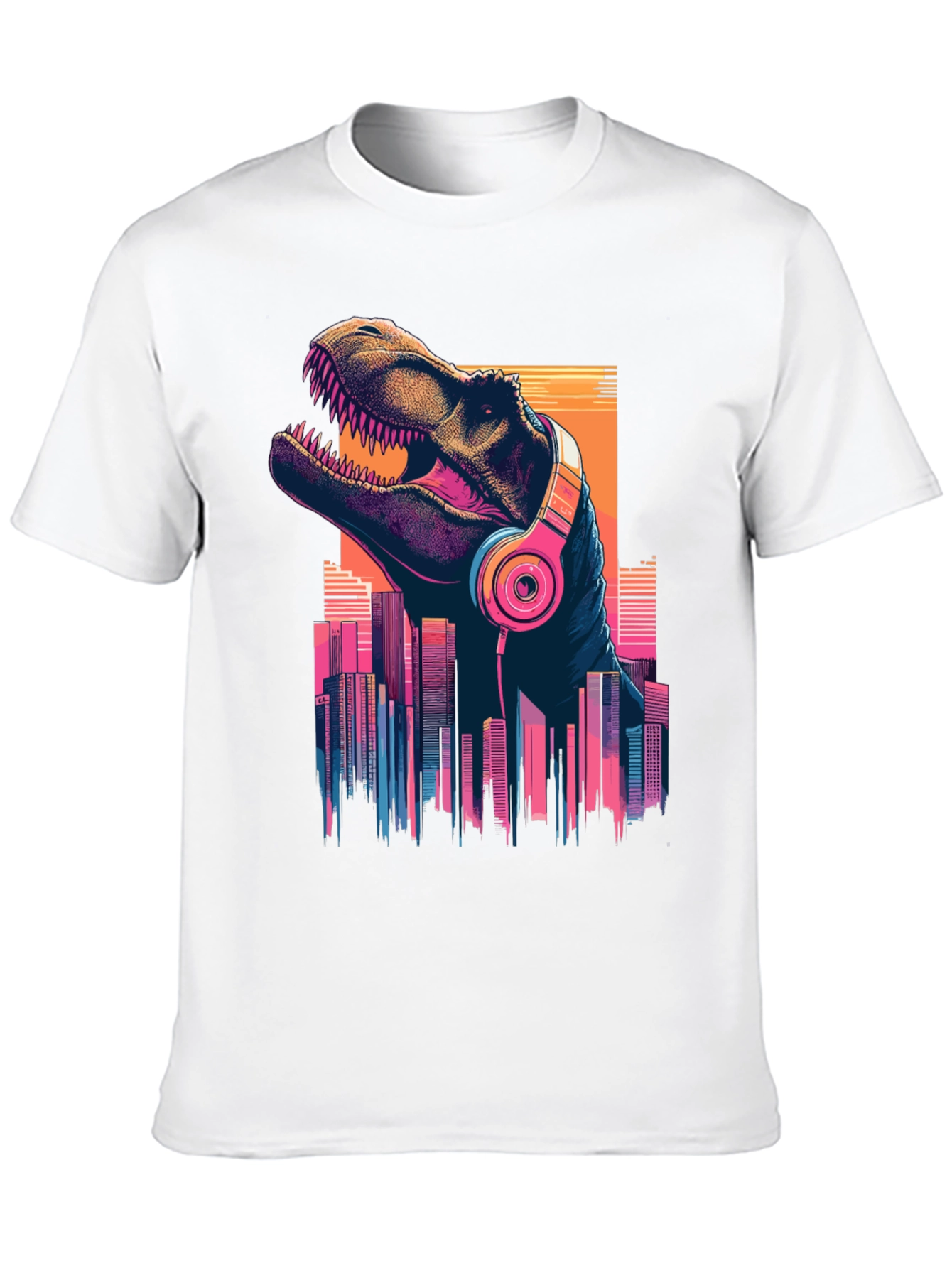 Dino Beats T-Shirt - Retro City Rex