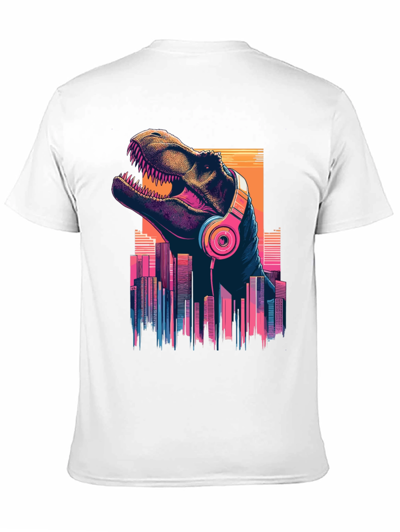 Dino Beats T-Shirt - Retro City Rex