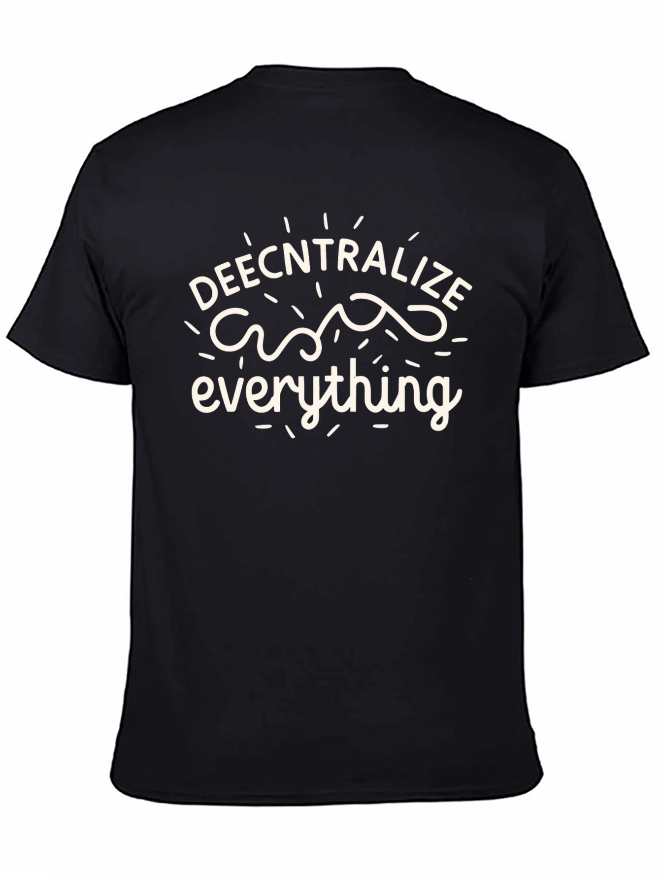 Decentralize Everything Black T-Shirt