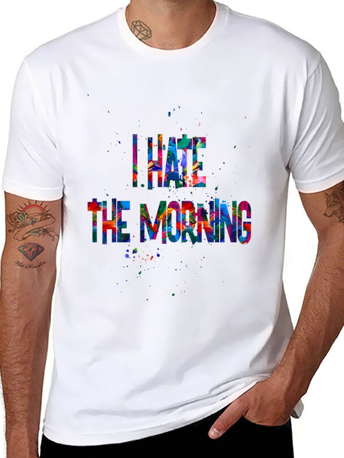 I Hate The Morning Graphic Tee