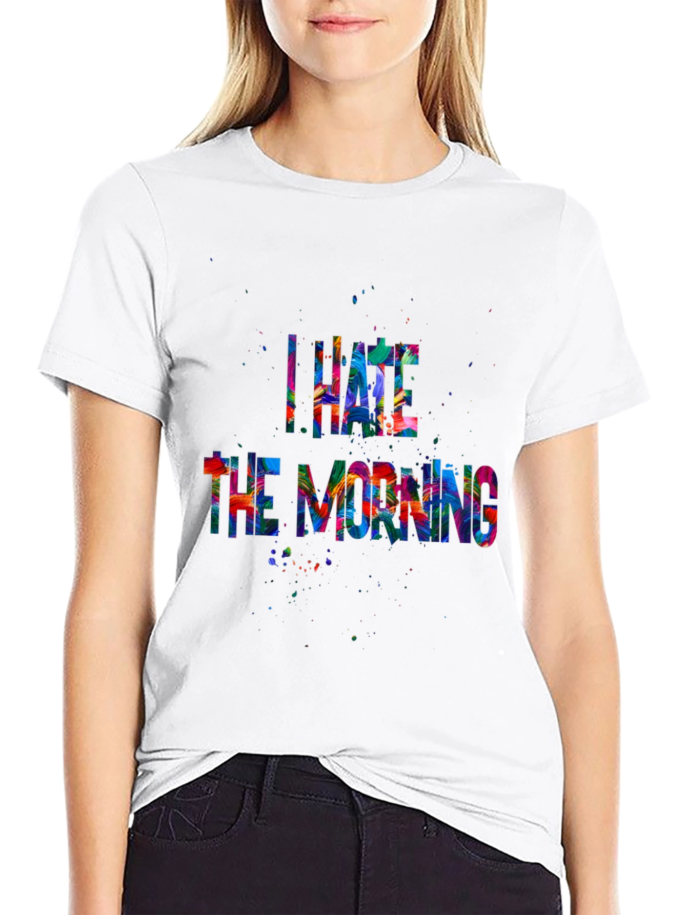 I Hate The Morning Graphic Tee