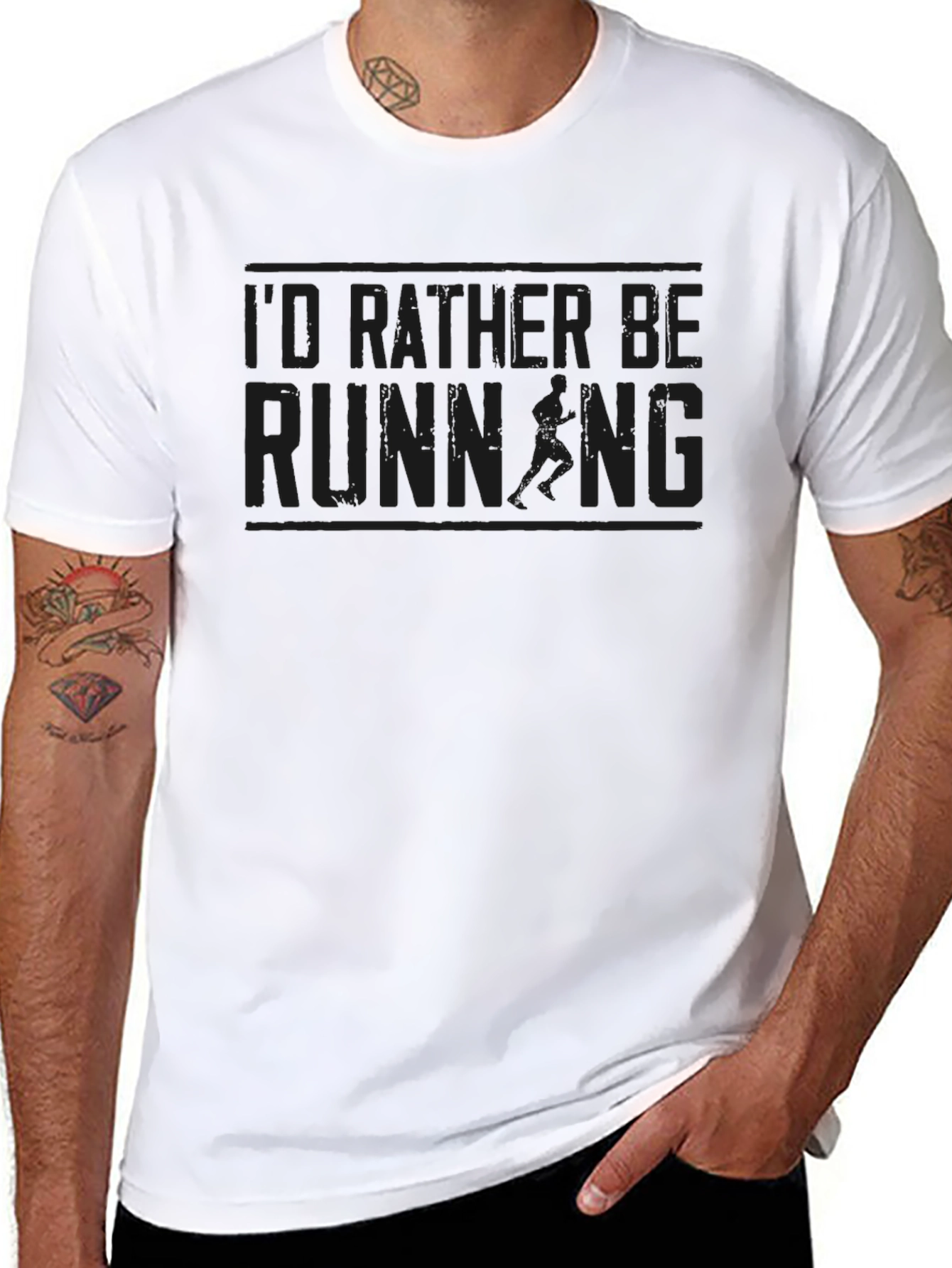 Id Rather Be Running Graphic T-Shirt