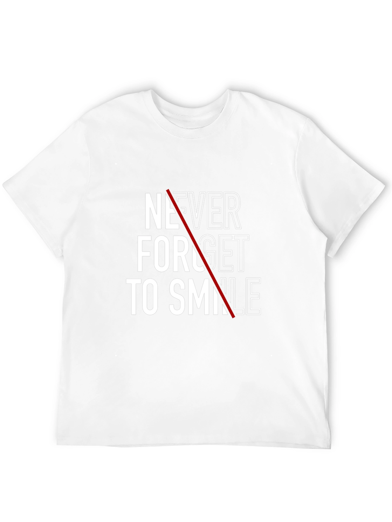 Never Forget to Smile Graphic T-Shirt