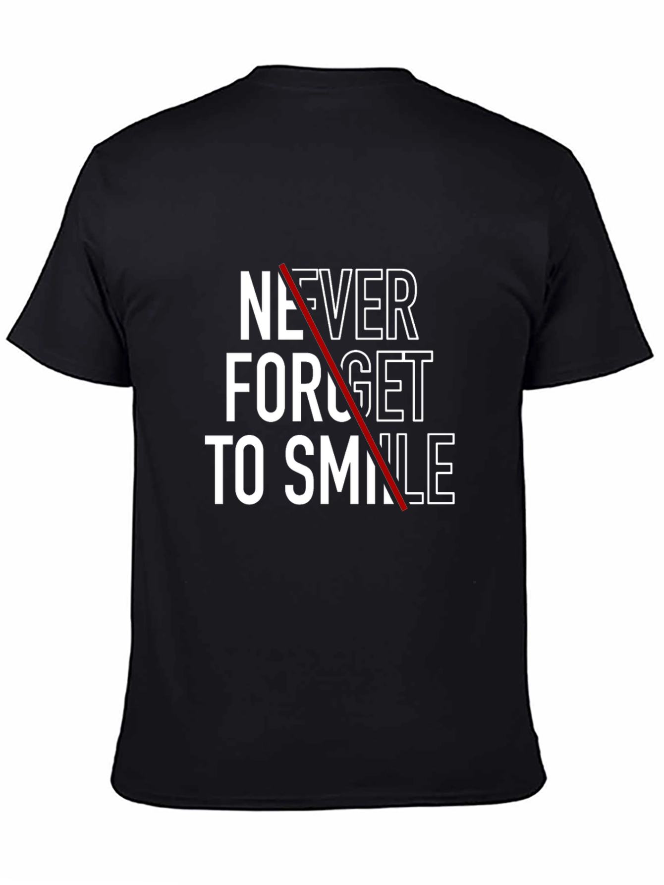 Never Forget to Smile Graphic T-Shirt