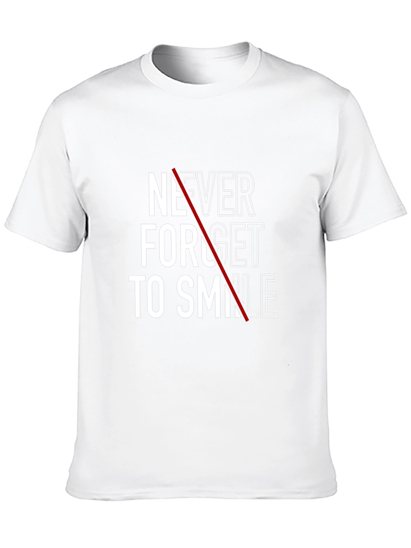 Never Forget to Smile Graphic T-Shirt