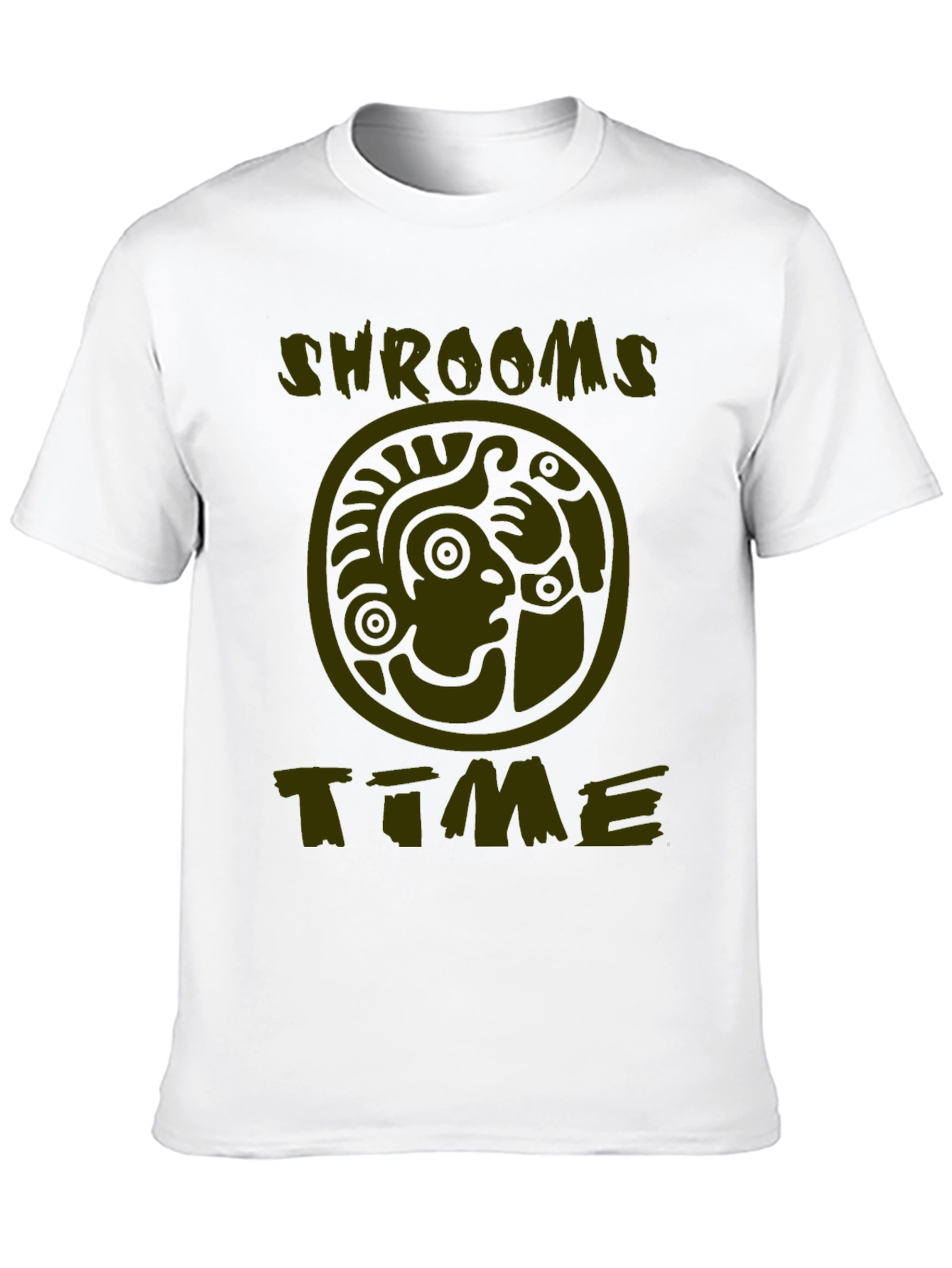 Shrooms Time Graphic T-Shirt - Edgy Style