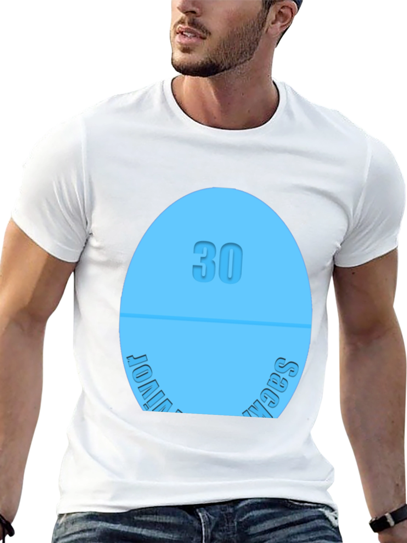Novelty Blue Pill Humor T-Shirt