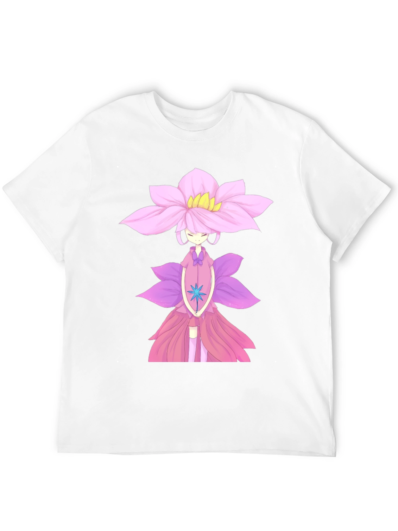Floral Anime T-Shirt