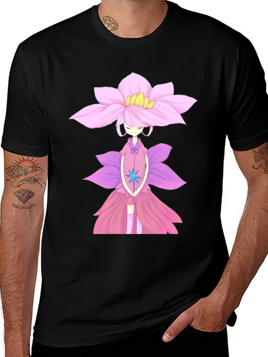 Floral Anime T-Shirt