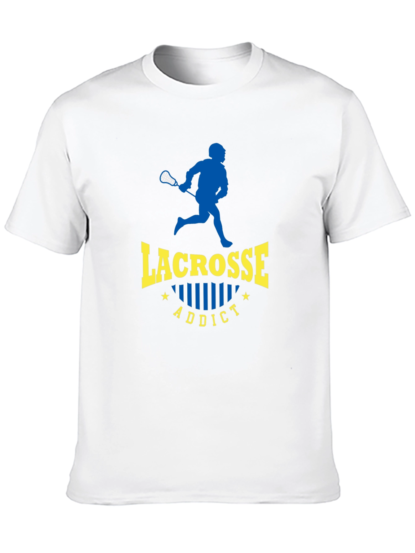 Lacrosse Addict Black T-Shirt