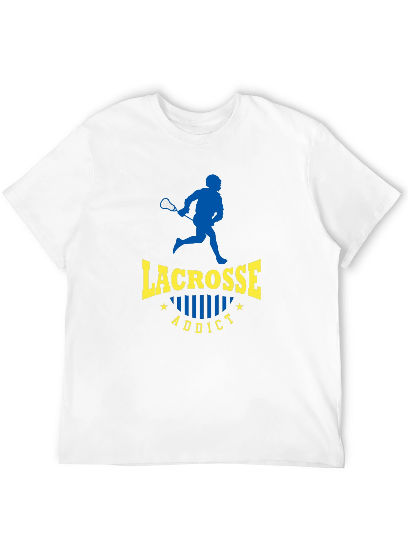 Lacrosse Addict Black T-Shirt