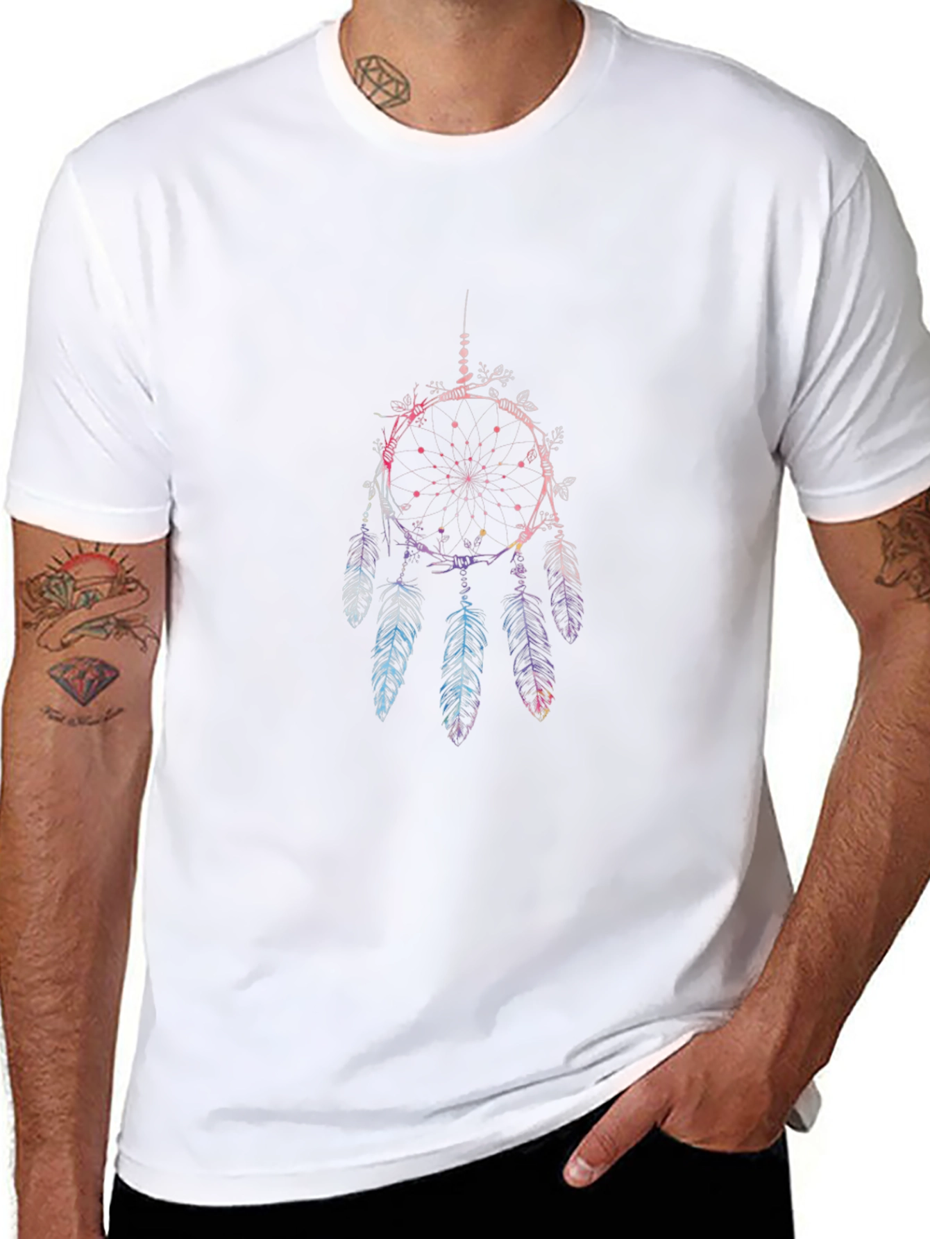 Dreamcatcher Graphic T-Shirt - Black