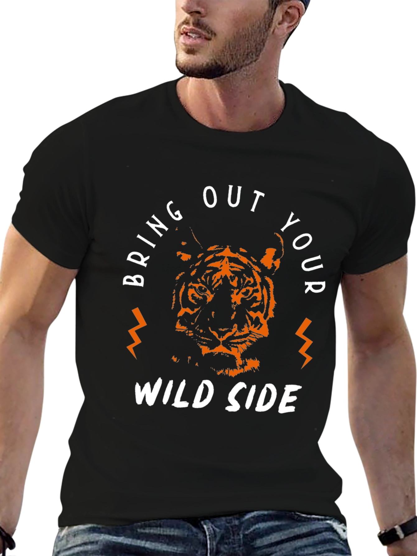 Unleash Your Wild Side: Tiger Graphic Tee