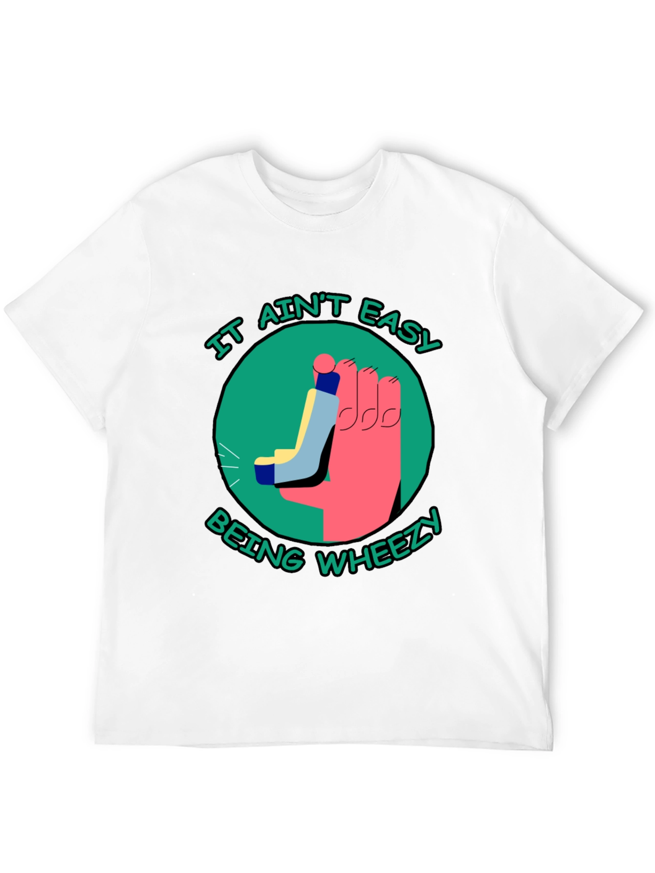 It Aint Easy Being Wheezy Black T-Shirt