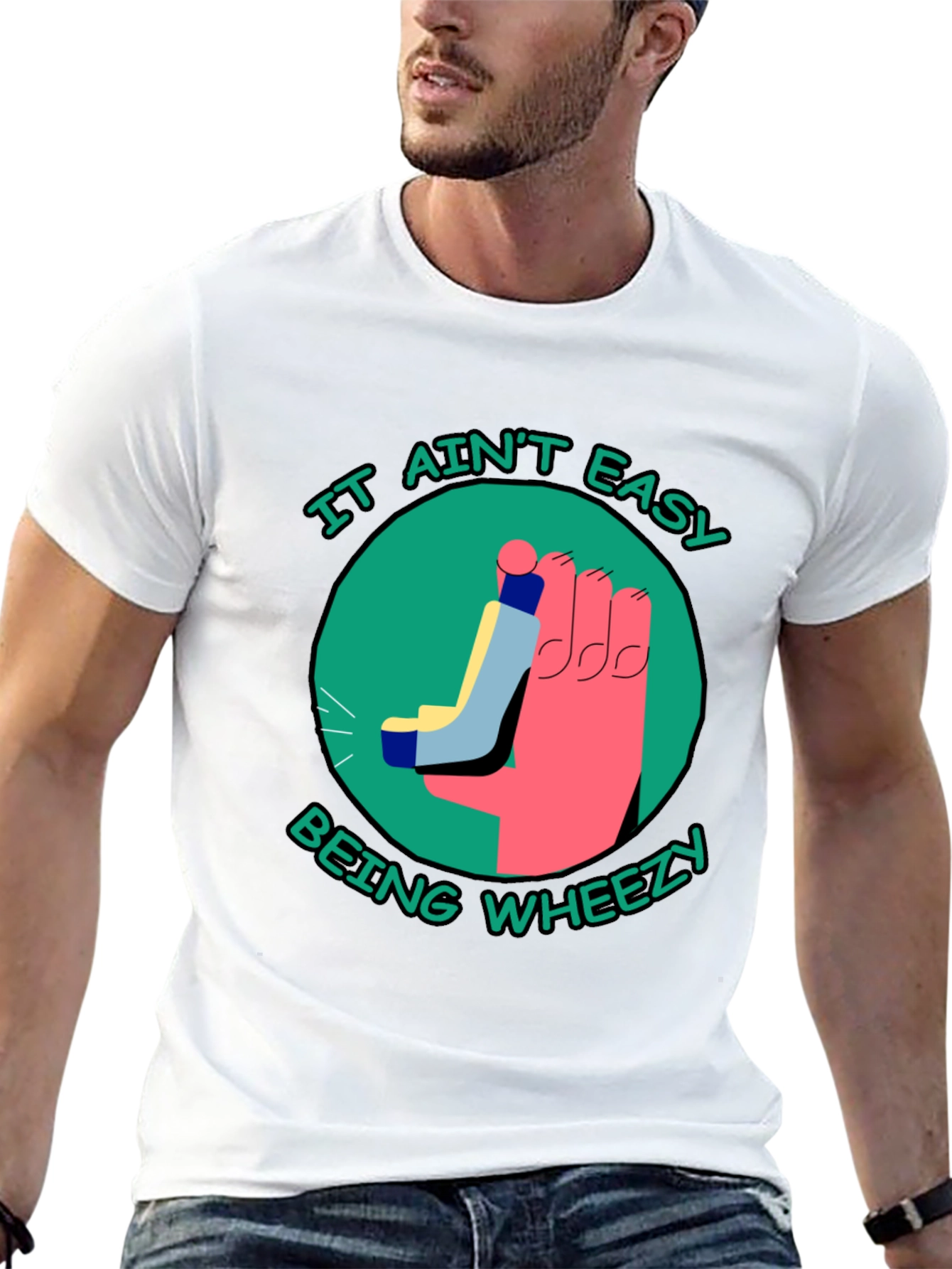 It Aint Easy Being Wheezy Black T-Shirt