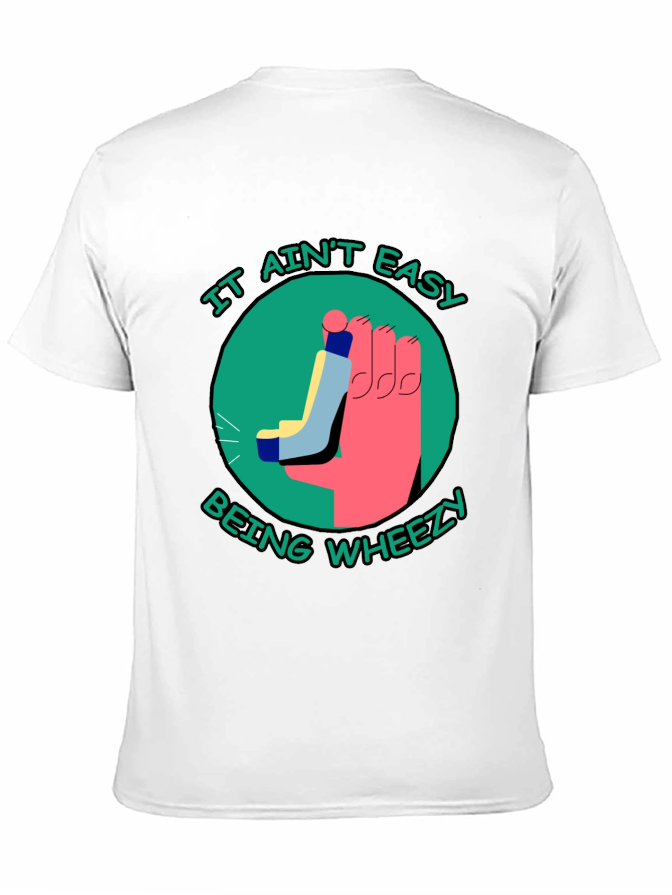 It Aint Easy Being Wheezy Black T-Shirt