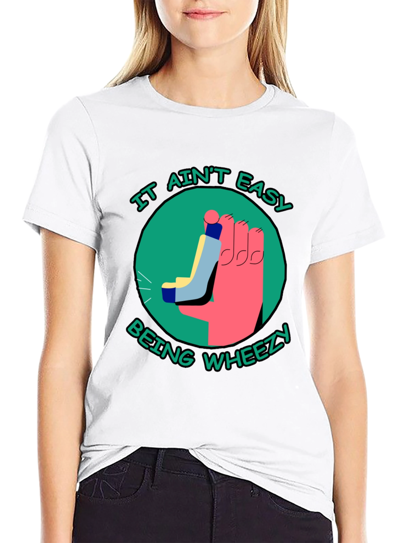 It Aint Easy Being Wheezy Black T-Shirt