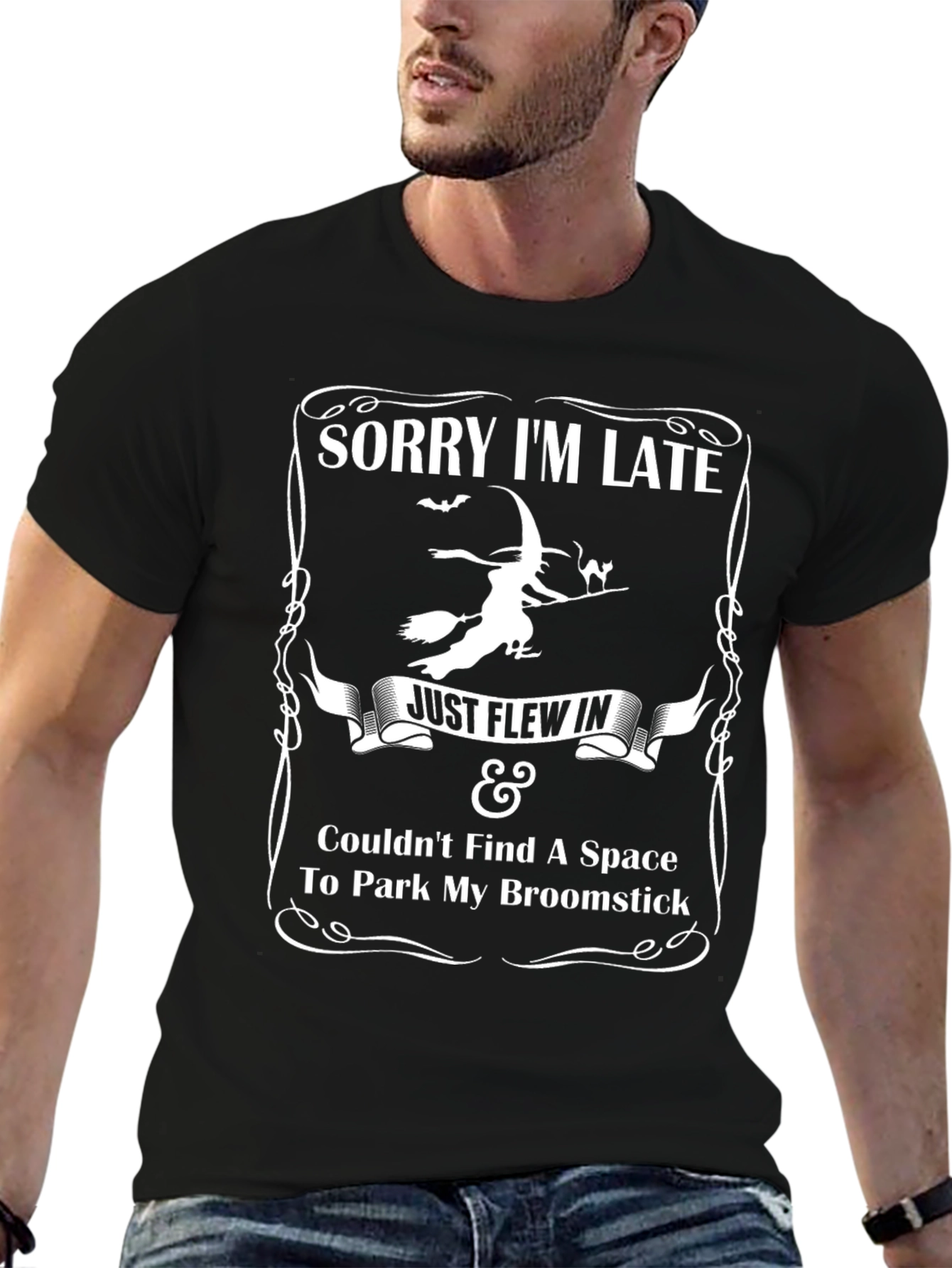 Funny Halloween Witch Broomstick T-Shirt